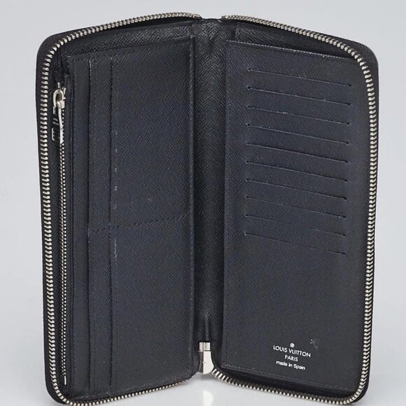 Louis Vuitton Damier Graphite Coated Canvas Zippy Vertical Wallet - Picture 6 of 9